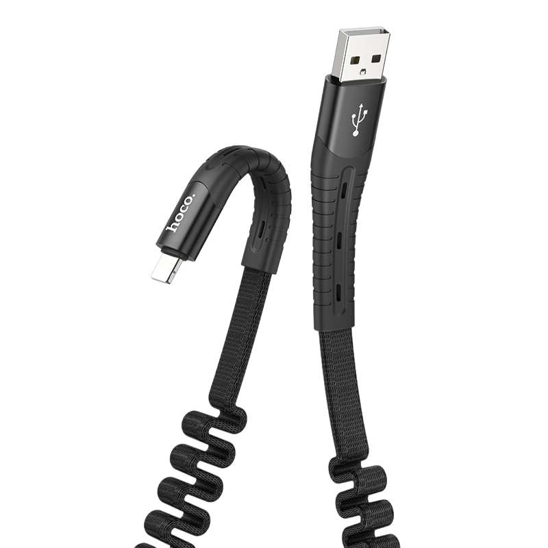 SMTE U78 Cotton Treasure USB to lightning Charging data Cable with keychain