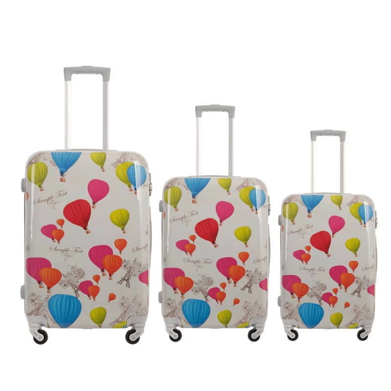 SMTE Luxury Travel Luggage - 3-Piece with keychain
