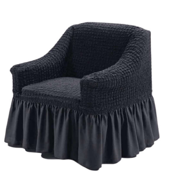 SMTE Sofa Covers 3, 2 and 1 seater - Black with keychain
