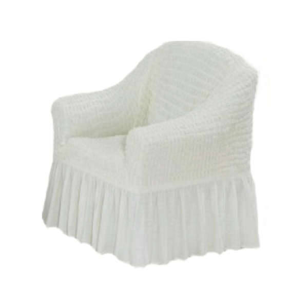 SMTE Sofa Covers 3, 2 and 1 seater - Cream with keychain
