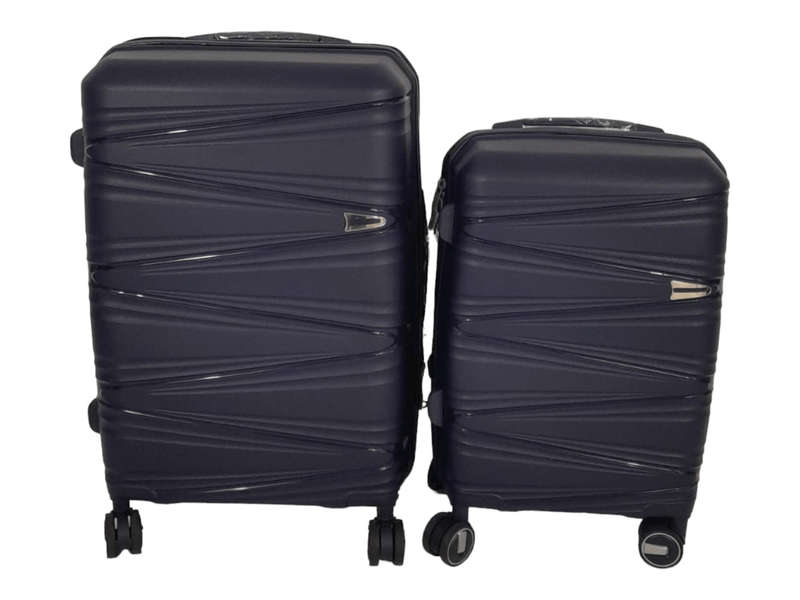 Smte - Acesa Hard Shel Elite UBN Suitcase Set 2 - Blue with keychain