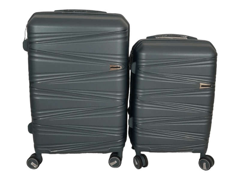 Smte - Acesa Hard Shel Elite UBN Suitcase Set 2 - Grey with keychain