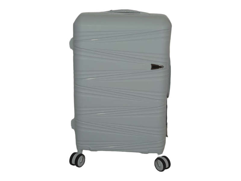 Smte- Acesa Hard Shell Elite UBN Suitcase 1 Piece - Green - 55 cm with keychain