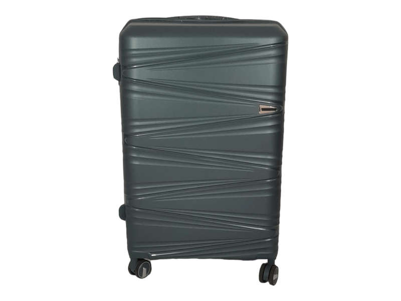 Smte- Acesa Hard Shell Elite UBN Suitcase 1 Piece - Grey - 75 cm with keychain