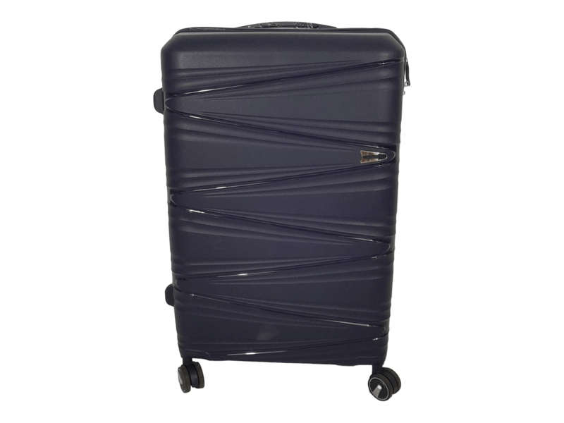 Smte- Acesa Hard Shell Elite UBN Suitcase 1 Piece - Blue - 65 cm with keychain