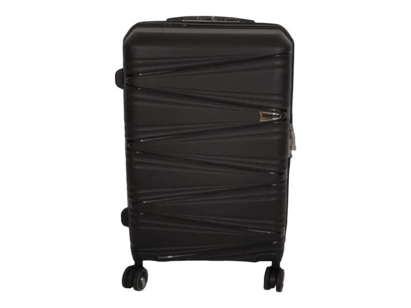Smte- Acesa Hard Shell Elite UBN Suitcase 1 Piece - Black - 75 cm with keychain