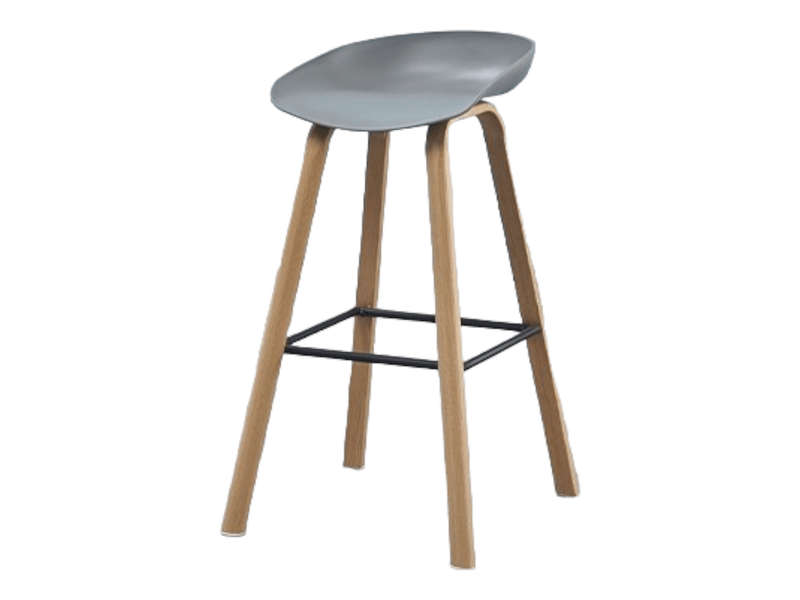 SMTE - 696H Bar Stool - Grey with keychain