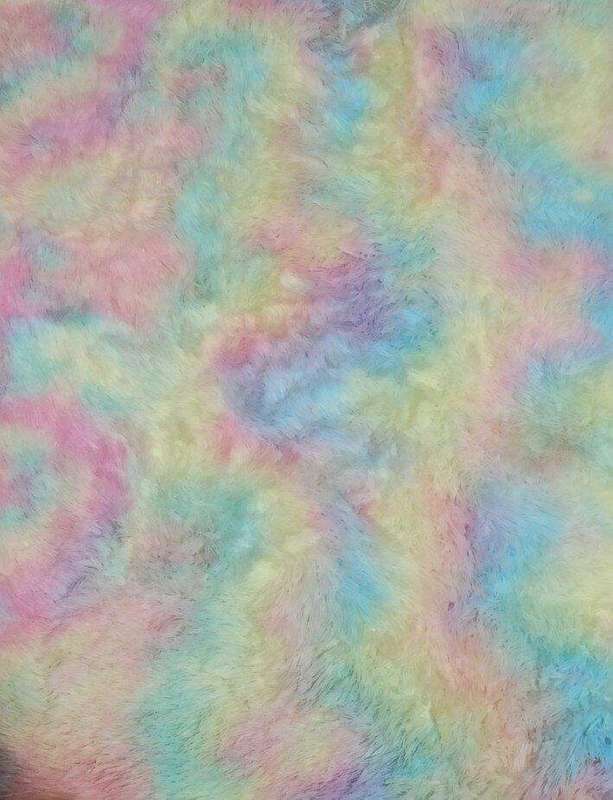 SMTE Unicorn Carpet /Fluffy Rainbow Rug - 2mx1.5m with keychain