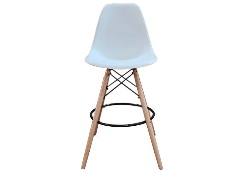 SMTE Apollo Bar Stools - White with keychain