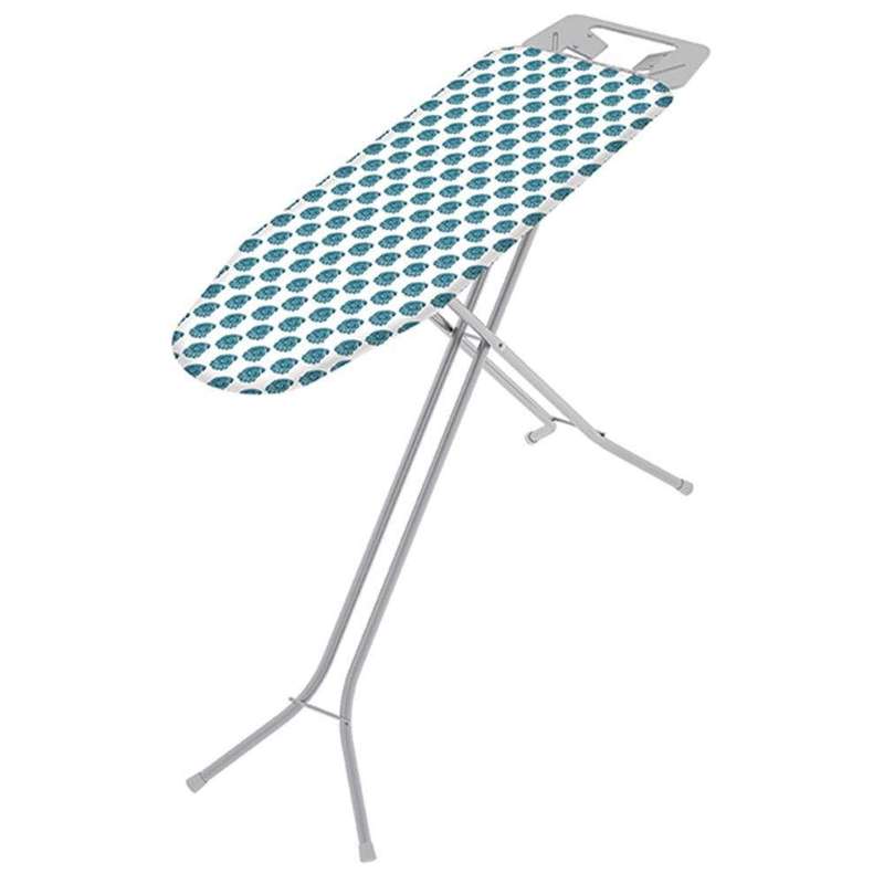 SMTE Colombo 110cmx32cm 4-Position Iron Board with Ergonomic Iron Rest - Super Euro with keychain
