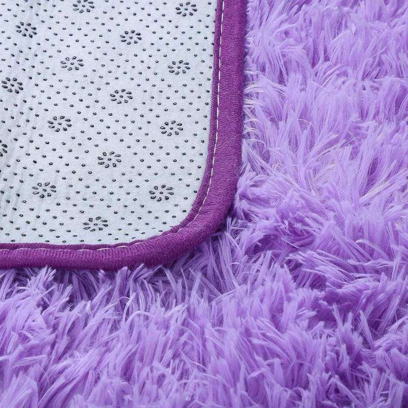 SMTE Fluffy Rug - Purple with keychain