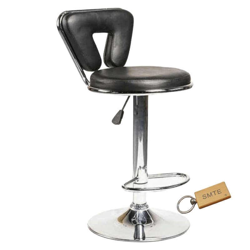 SMTE Chrome Comfort: The Sleek Sophistication of Modern Bar Stools and Smte Keyring with keychain