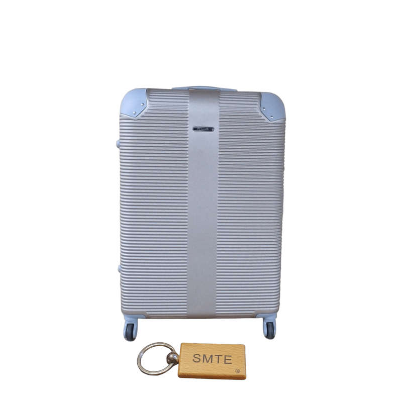 SMTE Hard Outer Shell Luggage 23" with Smte Keyring - Gold with keychain