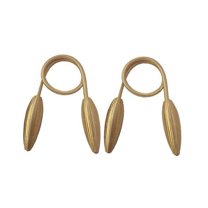 SMTE Matoc Twist Wrap Curtain Tieback - Gold with keychain
