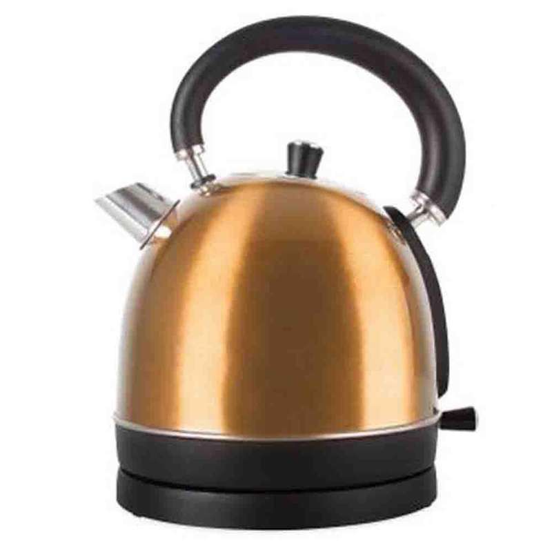 SMTE Electric Kettle with Filter 1.8L - Gold with keychain
