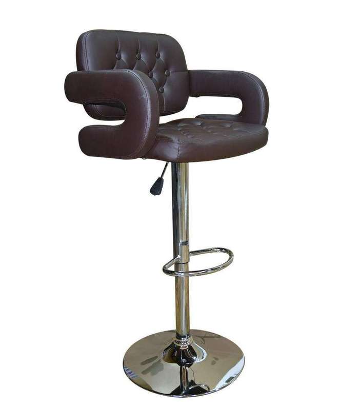 SMTE Clarendon Bar Stool - Brown with keychain