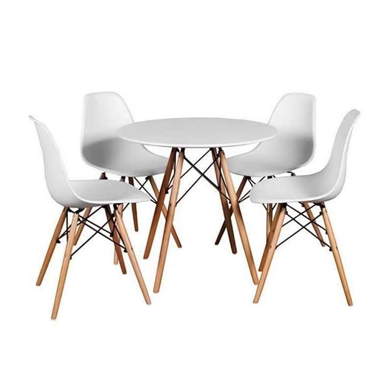 SMTE Round Table Set - White with keychain