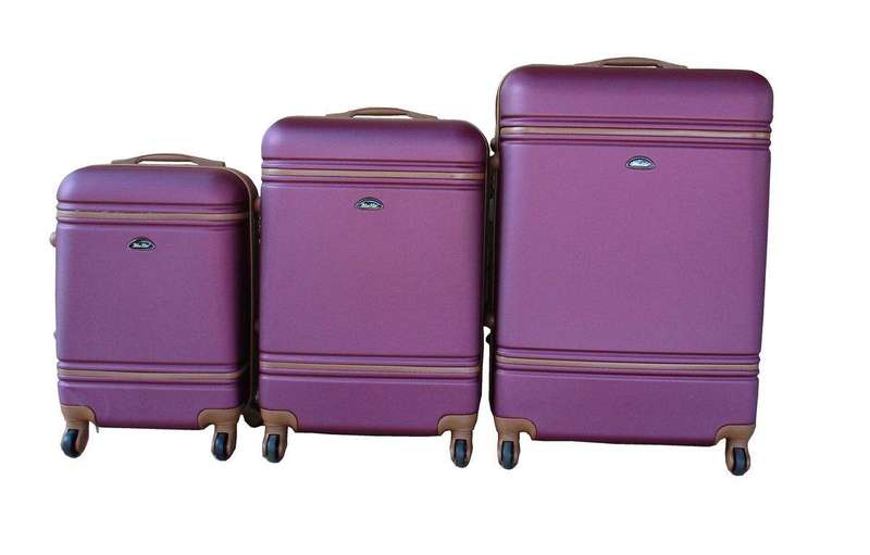 SMTE 3 Piece Nexco Travel Luggage Bag Set with keychain