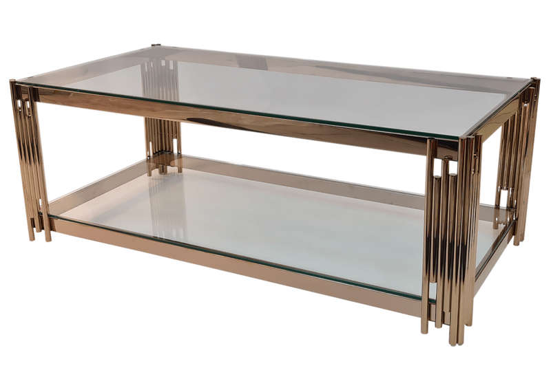 SMTE Coffee Table Royal Rose Gold with keychain