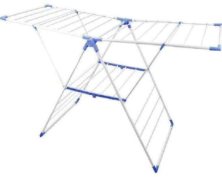 SMTE Home Clothes Stand - Washing Line - Foldable Dryer with keychain