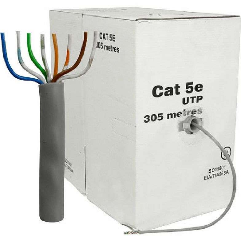 NETWORK CABLE CAT5E 305M SAVISION