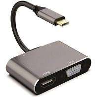 USB C TO HDMI AND VGA ADAPTER(USBC008)