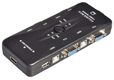 KVM SWITCH 4PORT USB (KVM003)