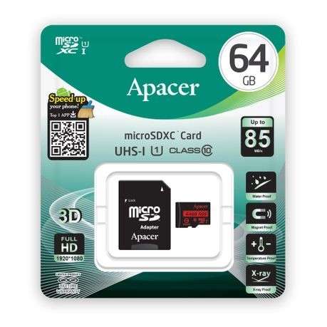 SD CARD APACER 64GB CLASS 10 (SD003)