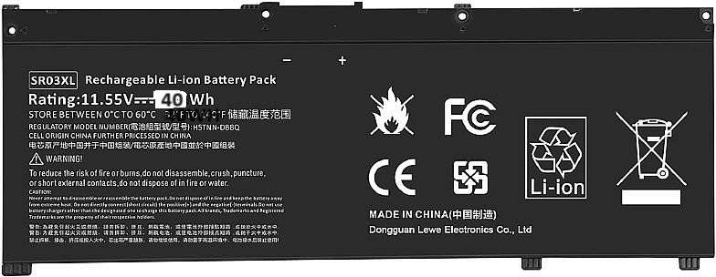 BAT HP PAV 15-CX 15-CX0020 40WH (B132)