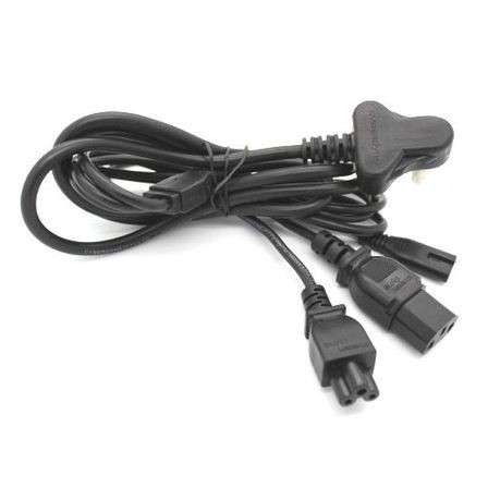 POWER CABLE STD + CLOVER + FIG8 3M