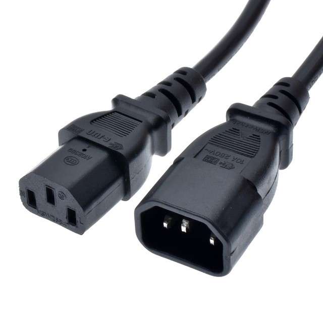 POWER CABLE UPS MALE TO FEMALE 1M