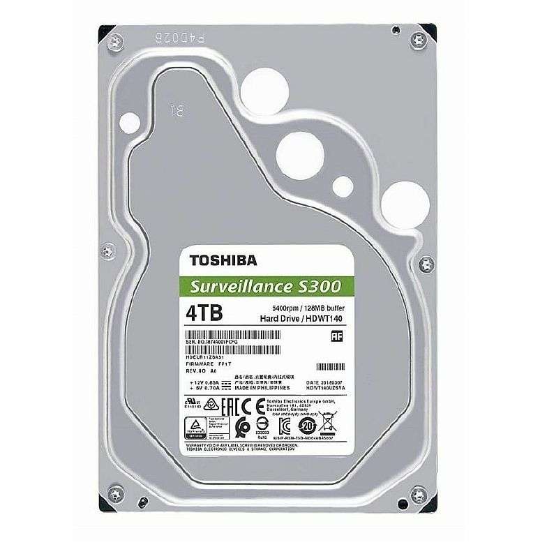 4TB TOSHIBA S300 SURVEILANCE DRIVES 3.5"