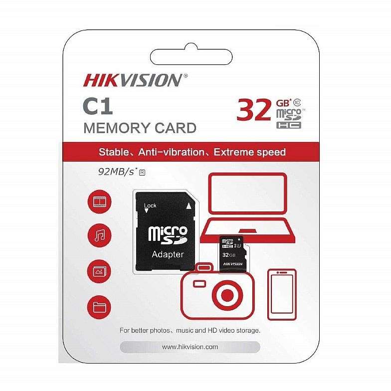 SD CARD HIKVISION 32G + ADAPTER (SD002)