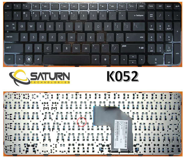 LT KB HP G6-2000 NORMAL BLACK US(K053)