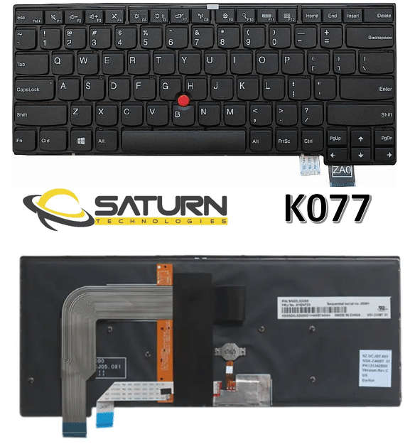 LT KB LENOVO T460S, T460P, X270,(K077)
