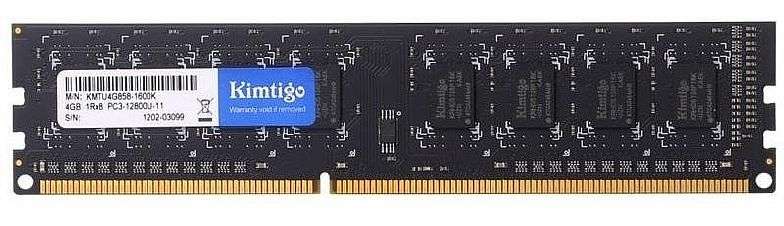 4G DDR3 1600 DESKTOP KIMTIGO RAM LV 1.3V