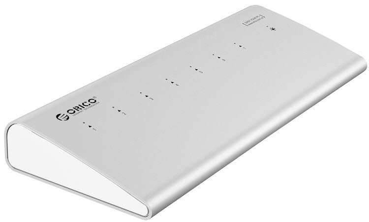 ORICO ALUMINUM 7 PORT USB3.0 HUB WITH 3