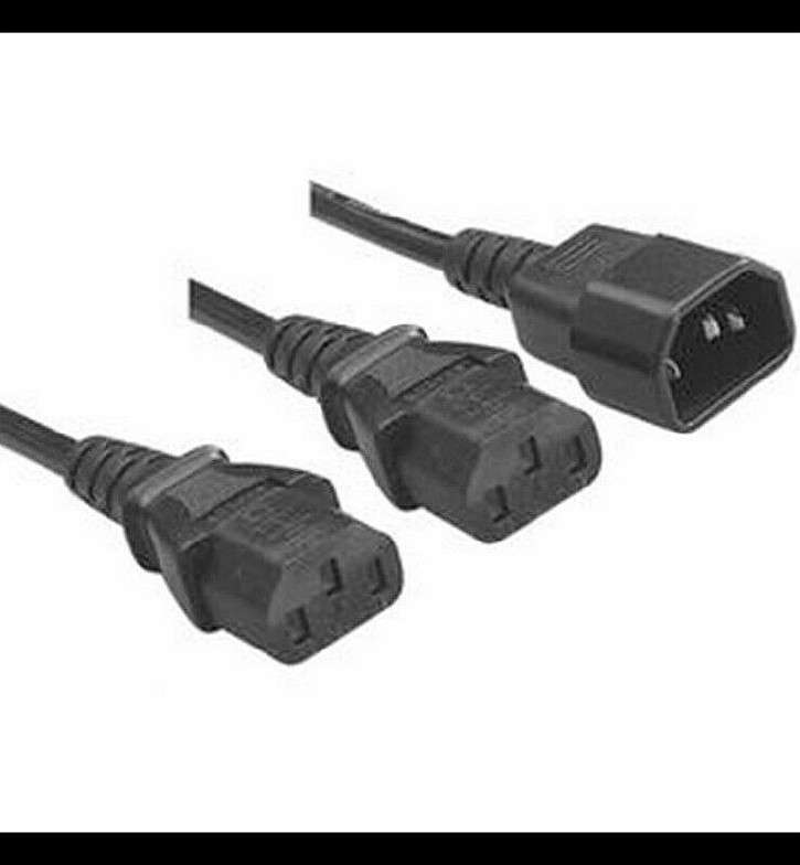 POWER CABLE UPS 1 X MALE 2 X FEMALE