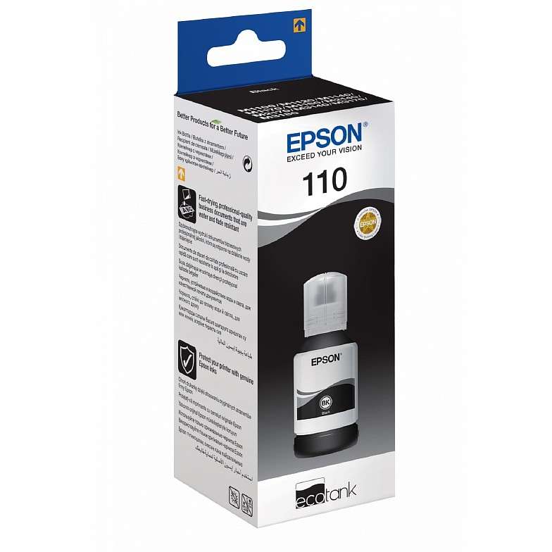 INK BOTTLE BLACK XL120ML TANK 110(INK002