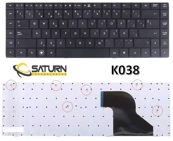 LT KB HP 620 NORMAL BLACK US (K038)