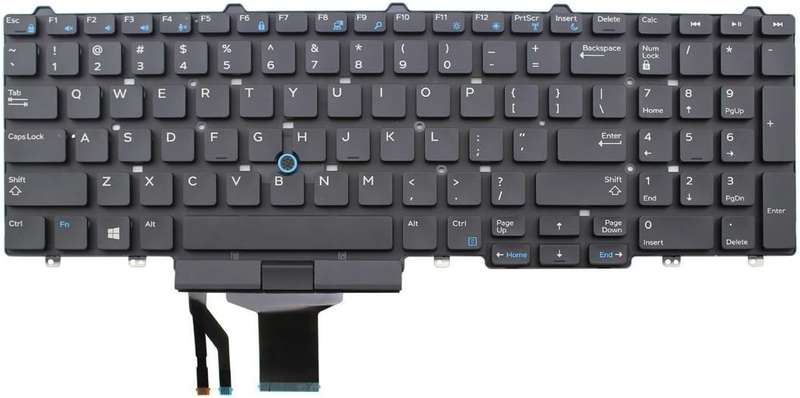 LT KB DELL E5550 E5570 + BACKLITE(K020)