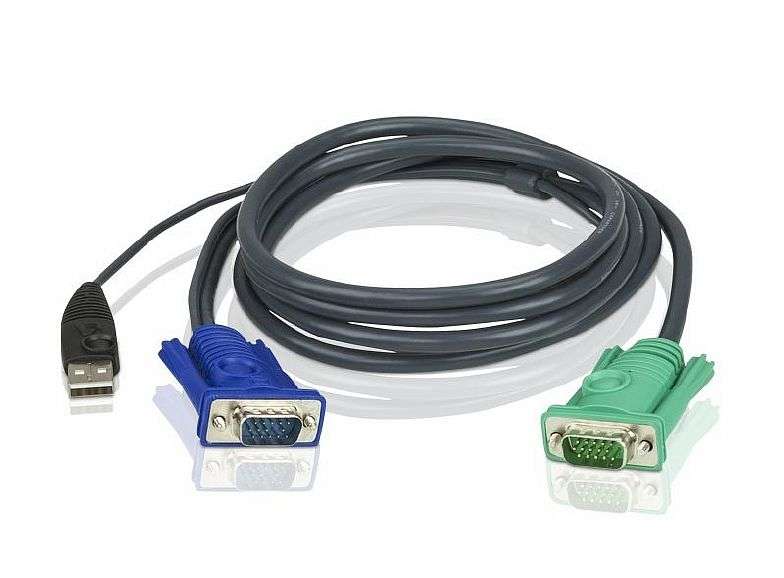 KVM CABLE REXTRON USB + VGA (KVM005)