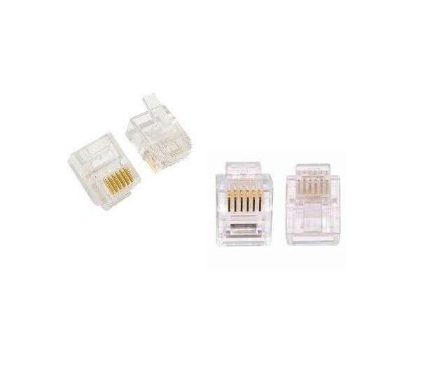 NETWORK RJ12 CONNECTORS 6 PINS(NET032)