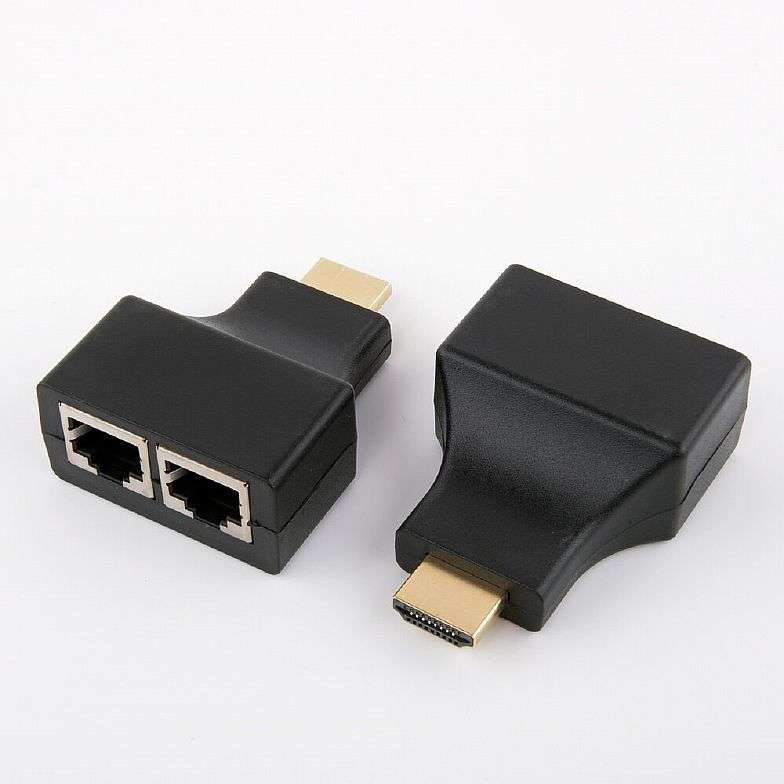 HDMI EXTENDER 30M 2XCABLE CAT5E(HD010)