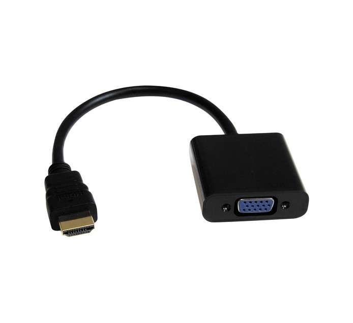 HDMI TO VGA  ADAPTER BLACK BOX(HD033)