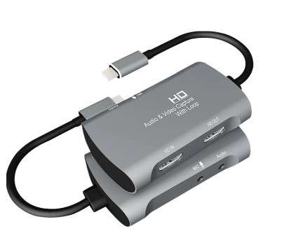 VIDEO CAPTURE CARD USB C +LOOP(UCBV001)