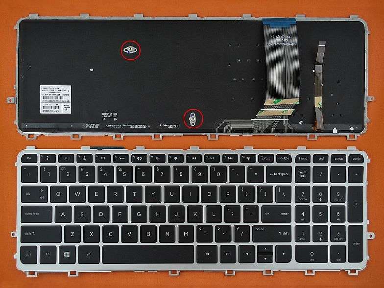 LT KB HP ENVY 15-J000, 17-J000 B/L (K127