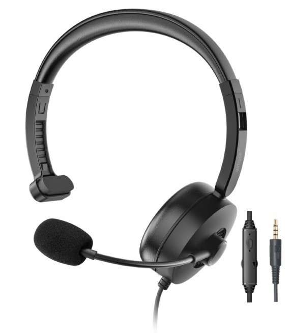 HEAD SET HS610 3.5MM AUX CALL ONE SIDE