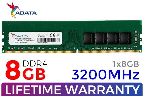 8G DDR4 3200 DESKTOP ADATA RAM