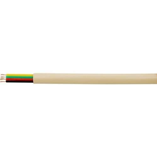 TELEPHONE CABLE 4 CORE IVORY PER METER